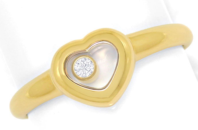 Foto 2 - Chopard Happy Diamonds Herz Ring, Beweglicher Brillant, R6808