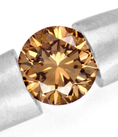 Foto 3 - Diamant-Spannring 1,34ct Schokoladenbraun IGI Weißgold, S2978