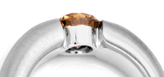 Foto 5 - Diamant-Spannring 1,34ct Schokoladenbraun IGI Weißgold, S2978