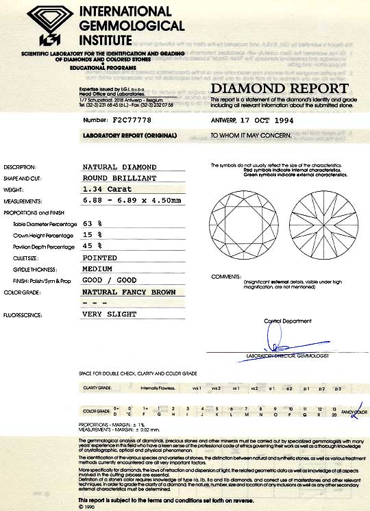 Foto 9 - Diamant-Spannring 1,34ct Schokoladenbraun IGI Weißgold, S2978
